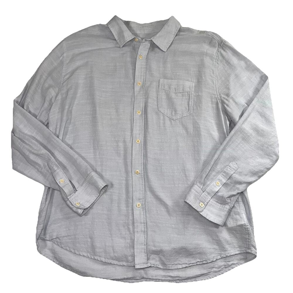 Rails Wyatt Oxford Shirt Men's Size XL Light Blue Long Sleeve Button Up Cotton